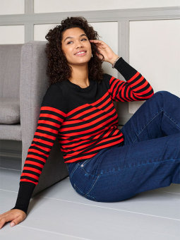 KCLIZZY - Plus Size Sweater fra Kaffe Curve