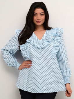 KCJERRIA - Plus Size Bluse fra Kaffe Curve