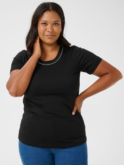 KCVIANA - Plus Size T-shirt fra Kaffe Curve