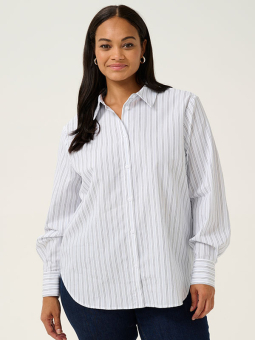 KCSELINA - Plus Size Skjorte fra Kaffe Curve