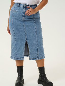 KCTHURA - Plus Size Nederdel fra Kaffe Curve