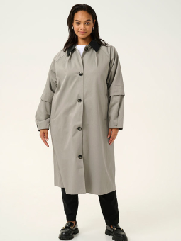 KCSANNA - Plus Size Frakke fra Kaffe Curve