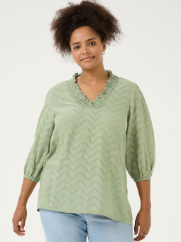 KCVITANA - Plus Size Bluse fra Kaffe Curve
