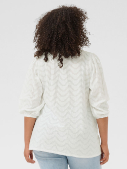 KCVITANA - Plus Size Bluse fra Kaffe Curve