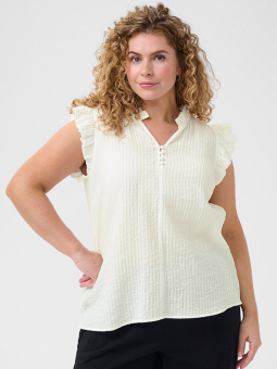 KCLYANA - Plus Size Top fra Kaffe Curve