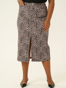 KCLINIMA - Plus Size Nederdel fra Kaffe Curve