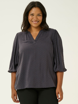 KCANYA - Plus Size Bluse fra Kaffe Curve
