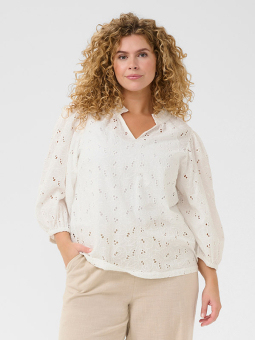 KCTENNA - Plus Size Bluse fra Kaffe Curve