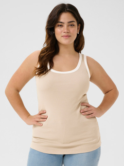 KCCARINA - Plus Size Top fra Kaffe Curve