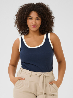 KCCARINA - Plus Size Top fra Kaffe Curve