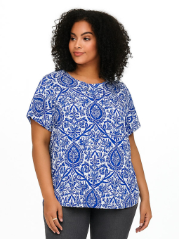 CARVICA - Plus Size Bluse fra Only Carmakoma