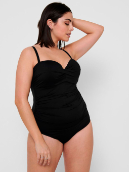 ELIZA - Sort bikini top med udtagelig vattering