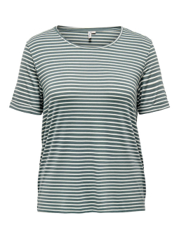 Only Carmakoma NANNA -  Stribet T-shirt  