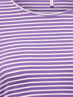 Only Carmakoma NANNA -  Stribet T-shirt  