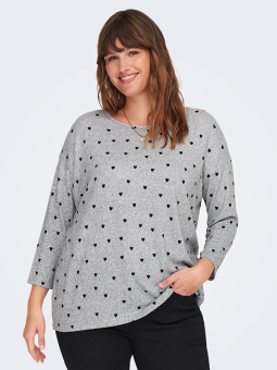 CARALBA - Plus Size Bluse fra Only Carmakoma