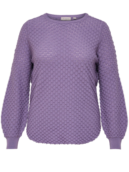 Only Carmakoma Carmatt - Flot lilla strik bluse