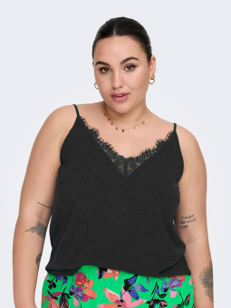 CARMETTA - Plus Size Top fra Only Carmakoma