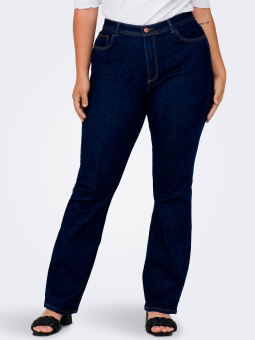 Car AUGUSTA - Sorte strækbar jeans i bomulds twill