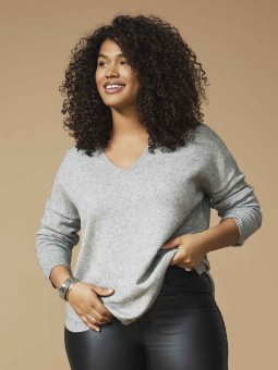 CARMARGARETA  - Plus Size Bluse fra Only Carmakoma