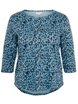Only Carmakoma KAYLEE - Bomulds sweat bluse i blå mønster