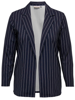 Only Carmakoma SANIA - Blå blazer med hvide striber