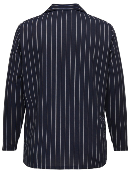 Only Carmakoma SANIA - Blå blazer med hvide striber