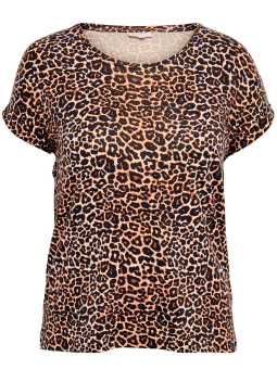 Only Carmakoma MOSTER - Jersey bluse i dyreprint