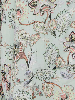Only Carmakoma DALIMO - Mintgrøn mønstret chiffon kjole med jersey underkjole