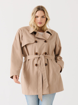 CARVALERIE - Plus Size Frakke fra Only Carmakoma