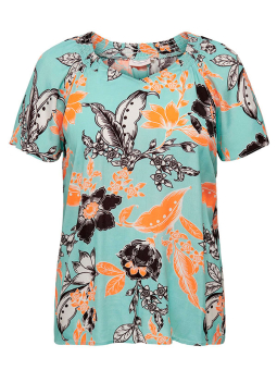 NOVA - Viskose bluse med garfisk print