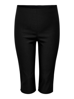 Only Carmakoma LILA - Sorte capri leggings i viskose stretch