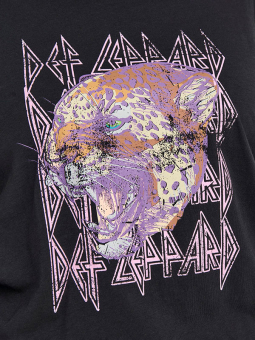 Only Carmakoma DELE - Def Leppard T-shirt i økologisk bomuld