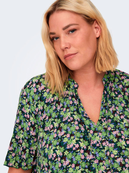 Only Carmakoma GREENIE - Let kjole i blomstret print