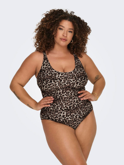 CARELIZA - Plus Size Badedragt fra Only Carmakoma