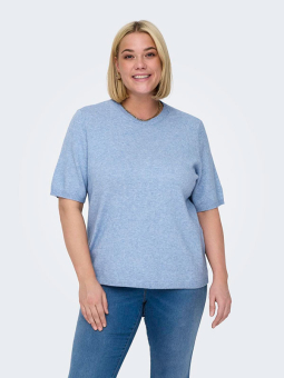 CARMARGARETA - Plus Size Bluse fra Only Carmakoma