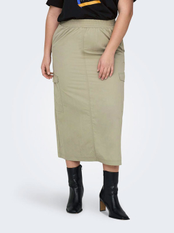 CARNICOLA - Plus Size Nederdel fra Only Carmakoma