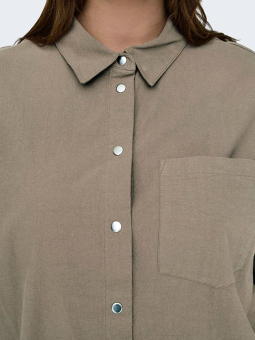 CARHARLOW - Plus Size Skjorte fra Only Carmakoma