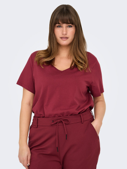 CARBONNIE - Plus Size T-shirt fra Only Carmakoma