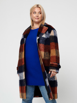 CARALINA - Plus Size Frakke fra Only Carmakoma