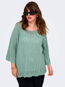 CARNOLA - Plus Size Bluse fra Only Carmakoma