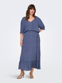 CARCHIANTI - Plus Size Kjole fra Only Carmakoma