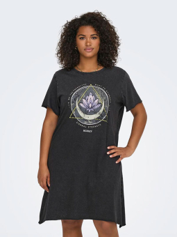 CARLUCY - Plus Size Kjole fra Only Carmakoma