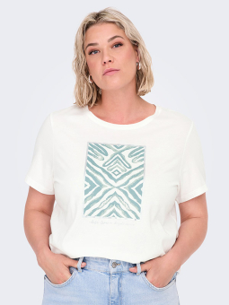 CARBOOSTERY - Plus Size T-shirt fra Only Carmakoma