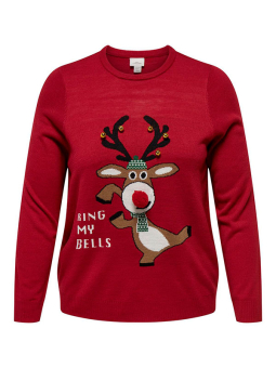 CARXMAS - Plus Size Sweater fra Only Carmakoma