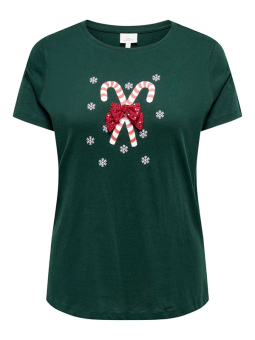 CARXMAS - Plus Size T-shirt fra Only Carmakoma
