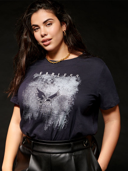 CARLUCKY - Plus Size T-shirt fra Only Carmakoma