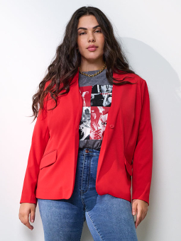 CARRENA - Plus Size Blazer fra Only Carmakoma