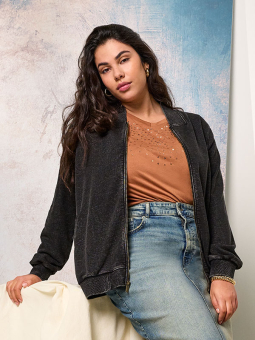 CARBOWIE - Plus Size Bluse fra Only Carmakoma