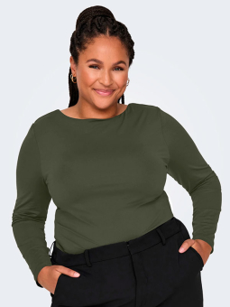 CAREA - Plus Size Bluse fra Only Carmakoma