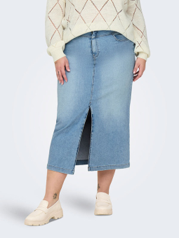 CARMYLAH - Plus Size Nederdel fra Only Carmakoma